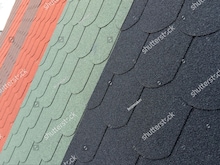 multi-colored roof tiles